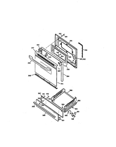 Door and drawer