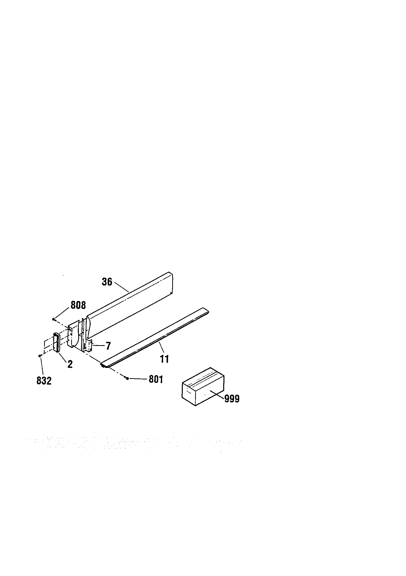 OPTIONAL 4" BACKSPLASH 8050190, 8050890, 8050990