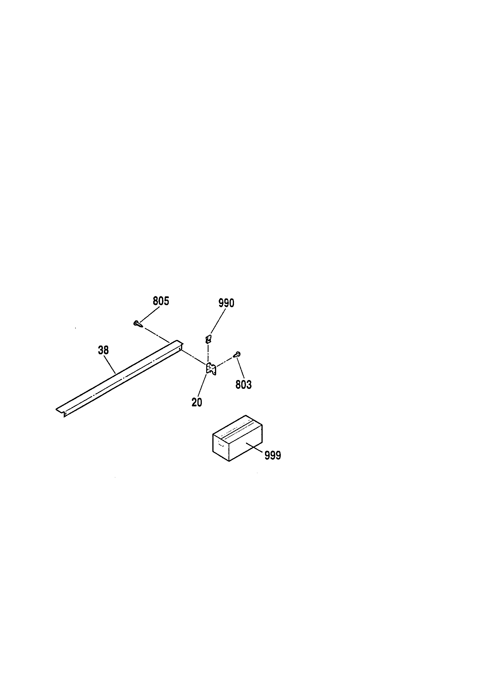 OPTIONAL REAR MAIN TOP FILLER