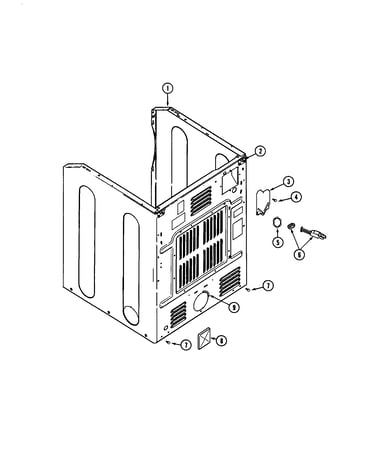 Cabinet - rear