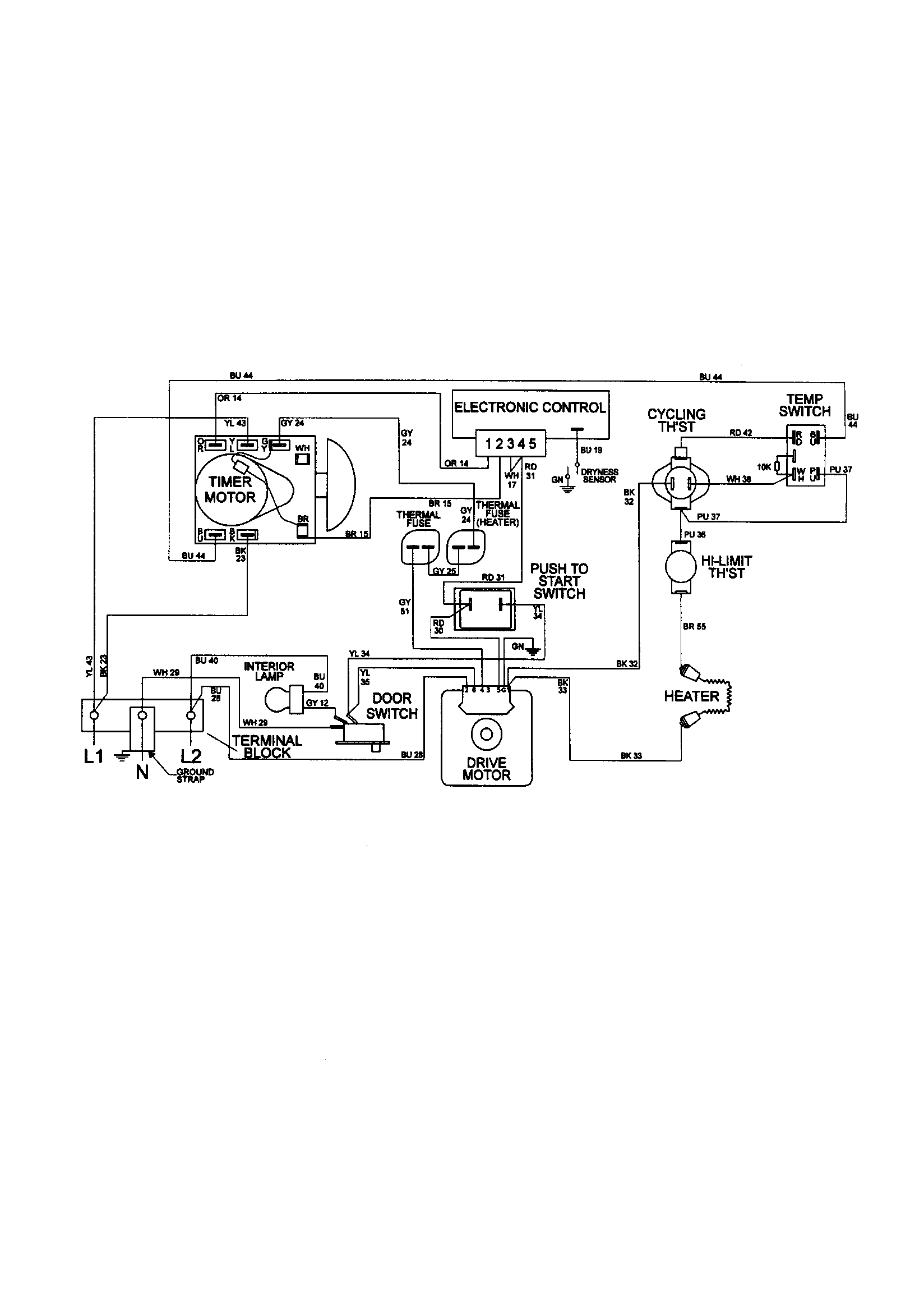 WIRING INFORMATION MDE6000AUW