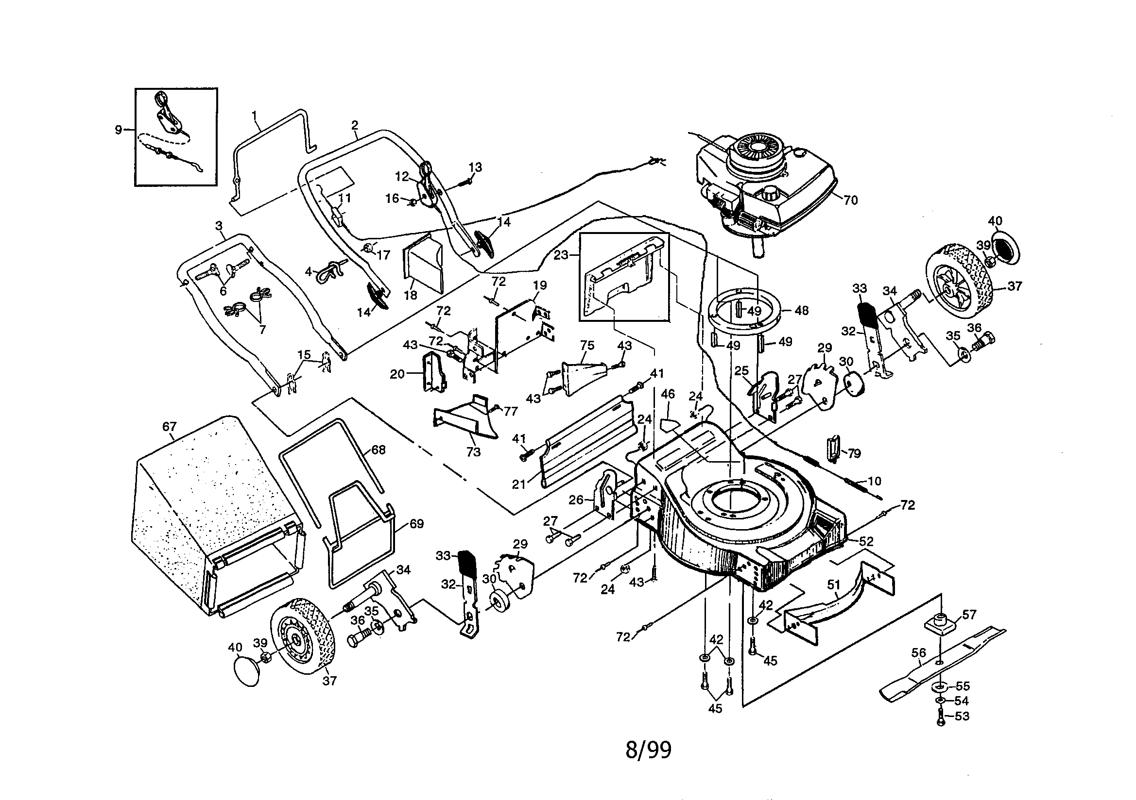 Rotary lawn mower 917.377250