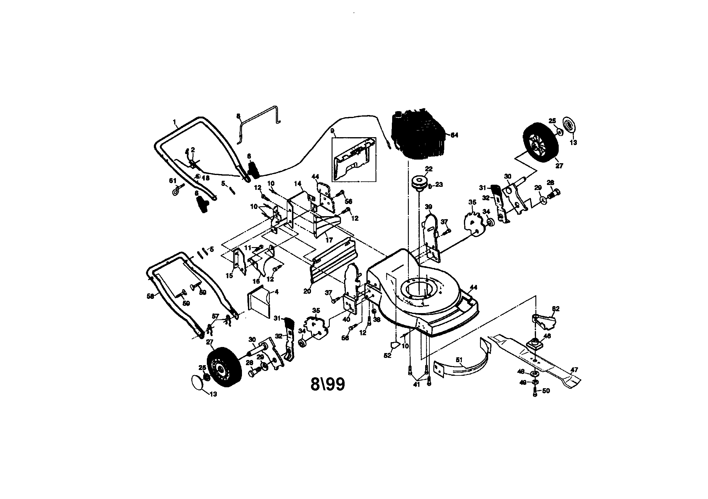 Rotary lawn mower 917379580