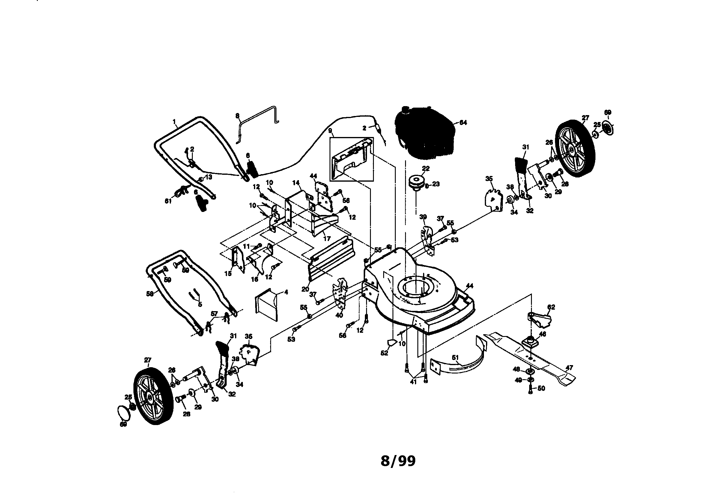 Rotary lawn mower 917377990