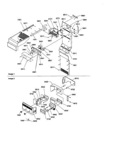 Ice maker/control assembly