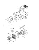Ice bucket auger/ice maker