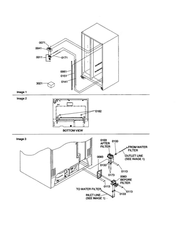 Water filter/water valves