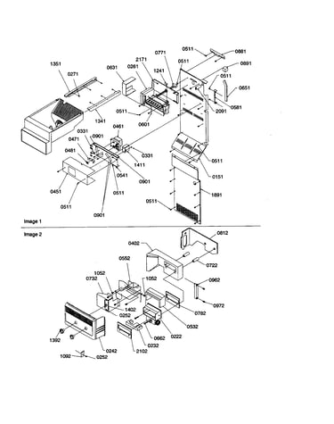 Ice maker/control assembly