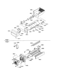 Ice bucket auger/ice maker