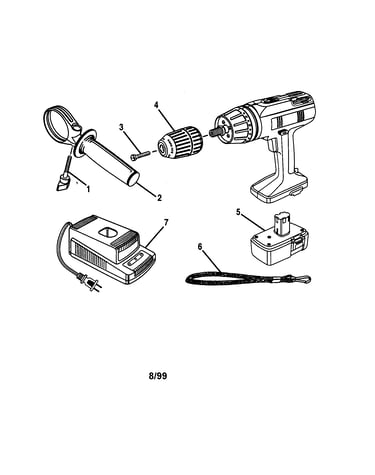 Professional 1/2" cordless drill