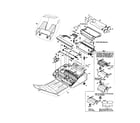 Panasonic KX-FP101 upper cabinet section diagram