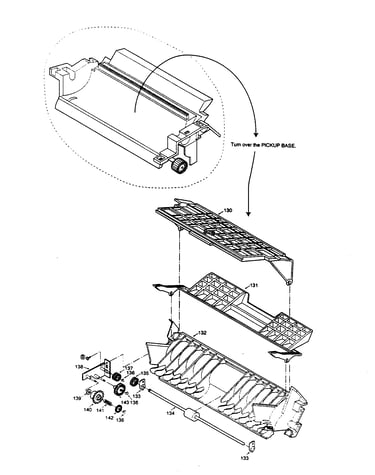 Pick up base section