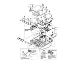 Panasonic KX-FP101 lower/p.c.b. section diagram