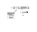 Craftsman 900112330 cordless screwdriver diagram