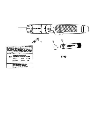 Cordless screwdriver