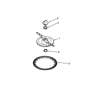 Lower washarm and strainer
