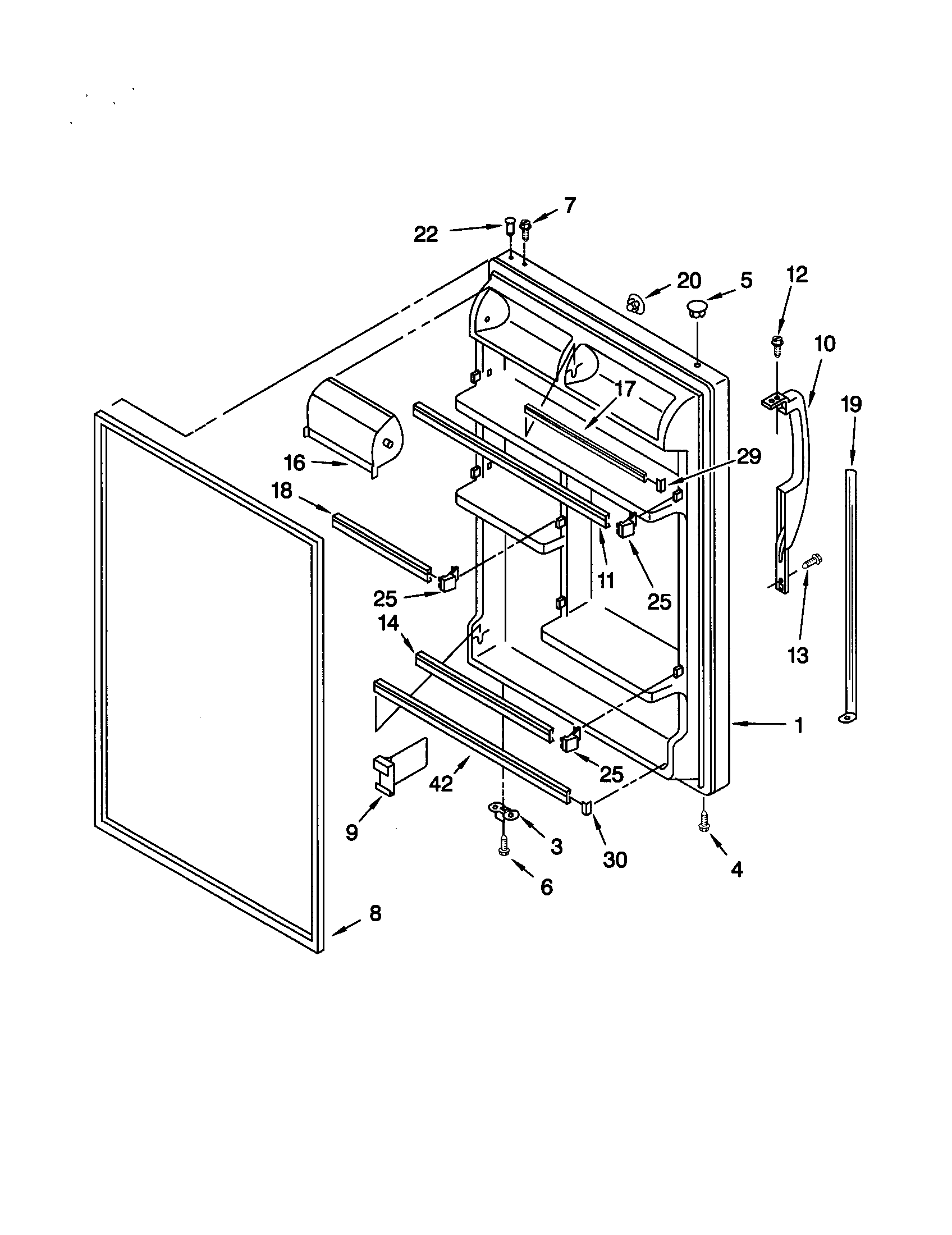 REFRIGERATOR DOOR