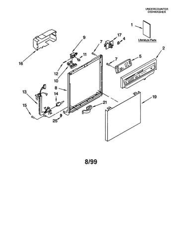 Frame and console