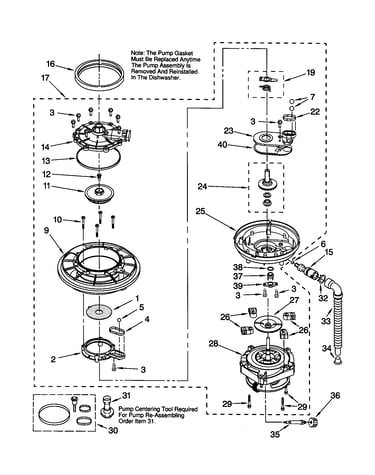 Pump and motor