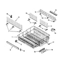 Upper rack and track