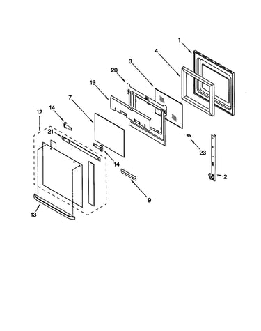 Oven door