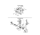 Kenmore 3631654595 control panel and motor pump diagram