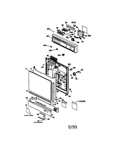 Dishwasher door