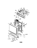 Dishwasher door (363.1434595)
