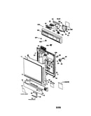 Dishwasher door (363.1414595)
