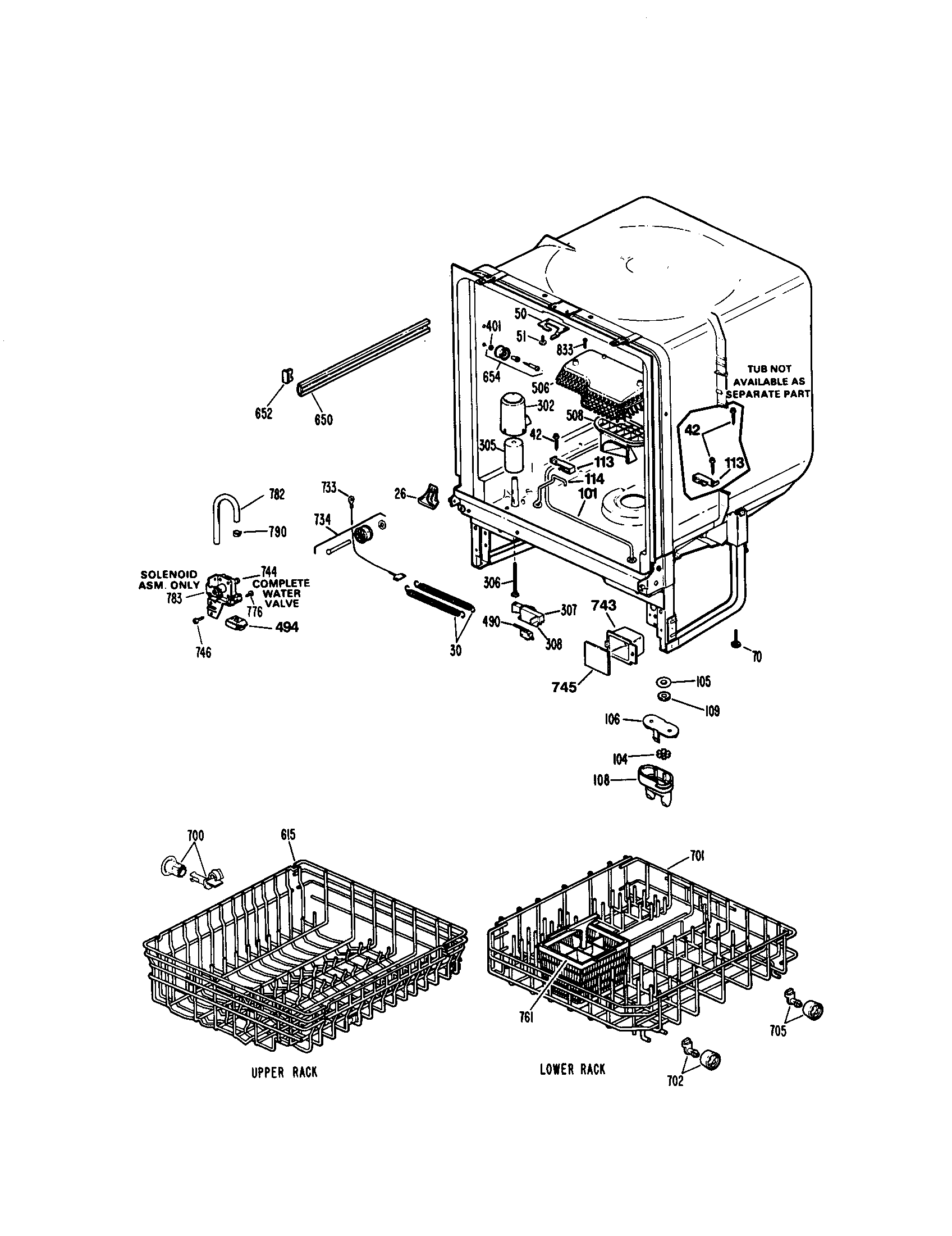 DISHWASHER TUB (363.1414595)