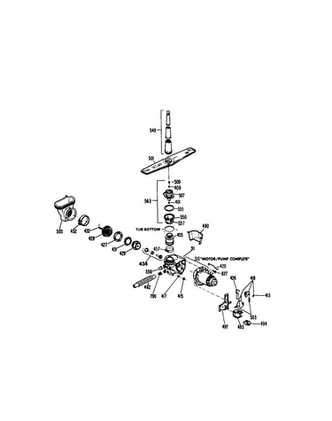 Motor pump mechanism (363.1414595)
