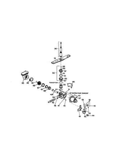 Motor pump mechanism (363.1404895)