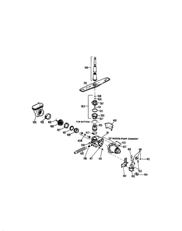 Motor pump mechanism (363.1404595)