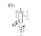 Kenmore 153330501 12 gas water heater diagram