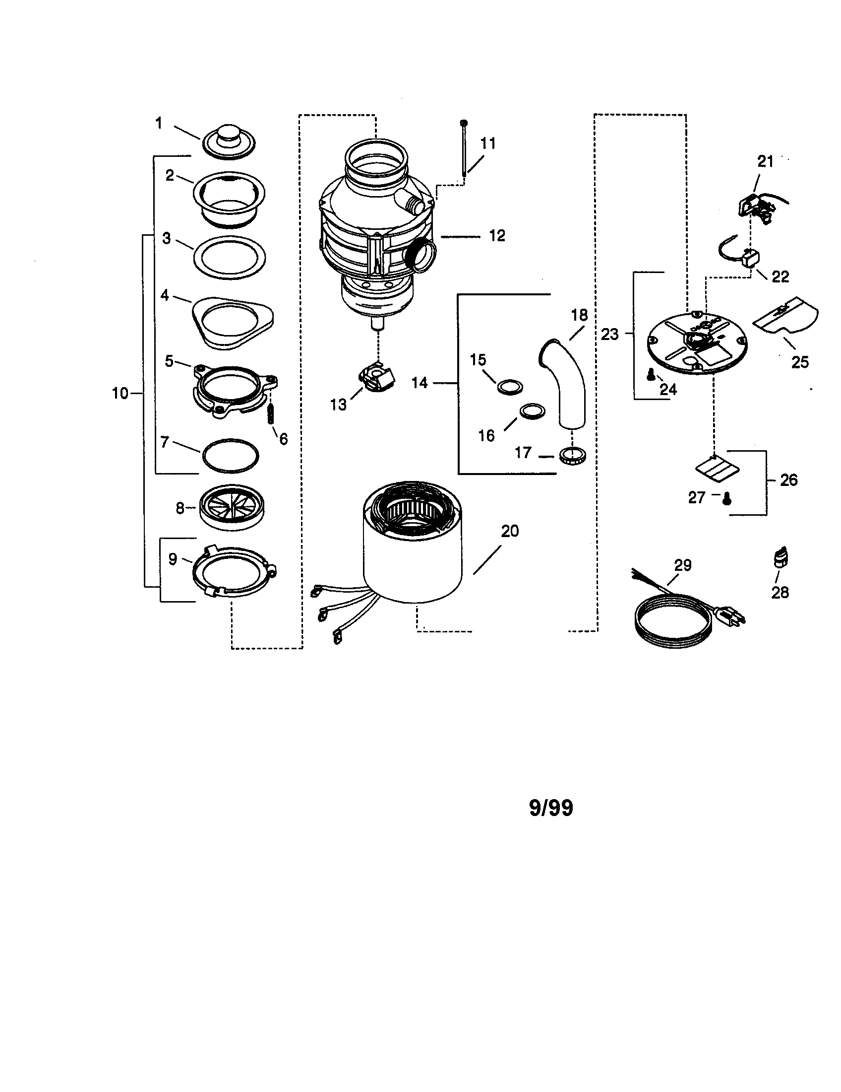 DISPOSER (UL-UL W/CORD)