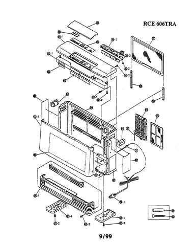 Louver assembly rce 606tra