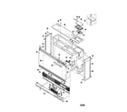 Rinnai RHFE-1004FA louver assembly diagram