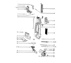 Eureka 5190AT motor cover assembly diagram