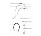 Eureka 5190AT handle/hose assembly diagram