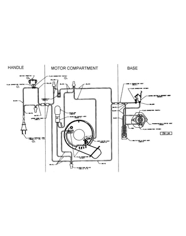 Handle/motor compartment/base