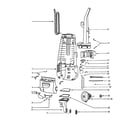 Eureka 4481AT-1 motor cover assembly diagram