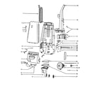 Eureka 4471ATH motor cover assembly diagram