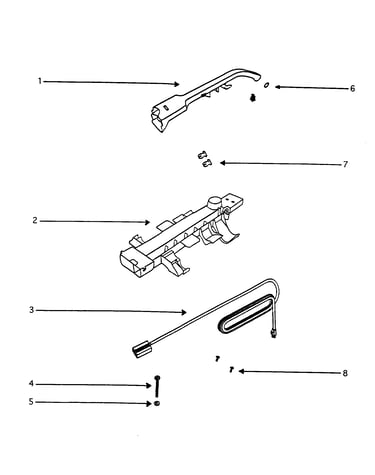 Upper handle assembly