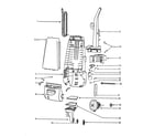 Eureka 4460DT-1 motor cover assembly diagram