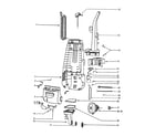 Eureka 4485AT motor cover assembly diagram