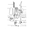 Eureka 4335ET-2 motor cover assembly diagram