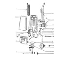 Eureka 4335ET motor cover assembly diagram