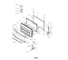 Amana TSI18A3-P1182106W freezer door tsi/ts/tci/tc18a3 diagram