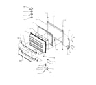 Amana TCI18A3-P1181805W freezer door txi/tx21a3 diagram