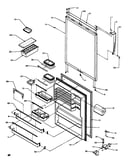 Refrigerator door txi//tx21a3